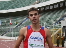 17 mayo (ANF).- Bruno Rojas participa en el grand prix de atletismo en el Siles. Foto: Soyelgas 17 mayo (ANF).- Bruno Rojas participa en el grand prix de atletismo en el Siles. Foto: Soyelgas