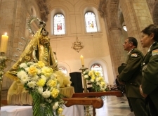 19 junio (ANF).- Misa en la catedral metropolitana por el aniversario de la Policia Boliviana. Foto: Soyelgas