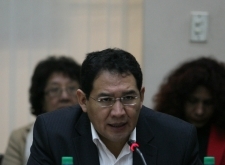 19 junio (ANF).-  Informe Oral del fiscal general Ramiro Guerrero. Foto: Soyelgas