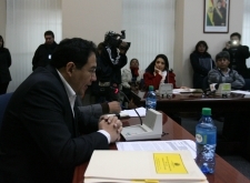 19 junio (ANF).-  Informe Oral del fiscal general Ramiro Guerrero. Foto: Soyelgas