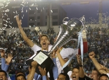 19 mayo (ANF).- El Club Boliviar consigue el campeonato. Foto: Soyelgas