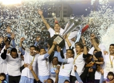 19 mayo (ANF).- El Club Boliviar consigue el campeonato. Foto: Soyelgas