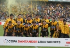 15 febrero (ANF).-The Strongest derrota a Santos 2 tantos contra . Foto: Soyelgas