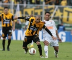 15 febrero (ANF).-The Strongest derrota a Santos 2 tantos contra . Foto: Soyelgas