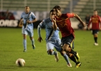 21 febrero(ANF).- Bol�var pierde 3 a 1 contra Uni�n Espa�ola. Foto: Soyelgas