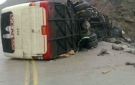Accidente en la carretera La Paz-Oruro deja al menos 10 heridos