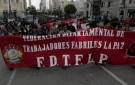Con una marcha se conmemor� el D�a del Trabajador Fabril 