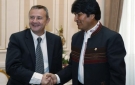 Evo Morales se reuni� en Par�s con organizadores de Dakar 2014