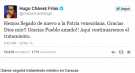Hugo Ch�vez retorn� a Venezuela