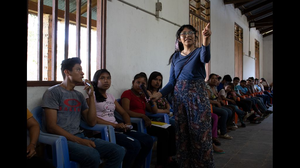 Taller Voces que Cuentan en San Ignacio de Moxos