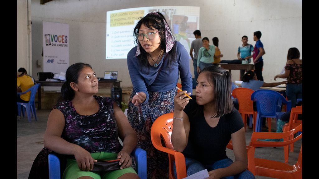 Taller Voces que Cuentan en San Ignacio de Moxos