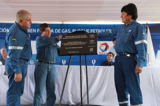 El gobierno del presidente Evo Morales se encargó de fortalecer YPFB/ Foto archivo
