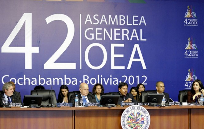 Segunda sesión plenaria de la asamblea de la OEA. Foto: oas.org