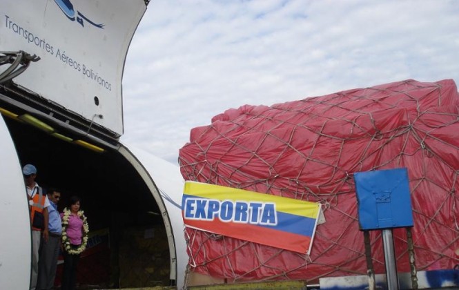 El gobierno espera completar una meta de 100 millones de dólares de exportación rumbo a Venezuela. Foto: Arch.