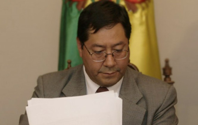 El ministro de Economía, Luis Arce. Foto: ANF