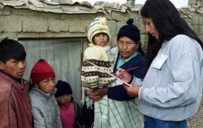 Brigadas del INE realizan trabajo de campo en municipios de La Paz. Foto Archivo