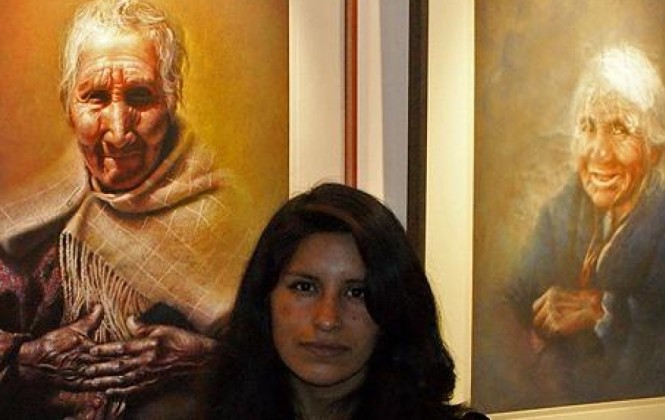 Muestra de la artista boliviana, Rosmery Mamani Ventura. Foto: maisondemai.org