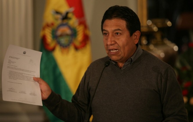 El canciller David Choquehuanca. Foto: ANF
