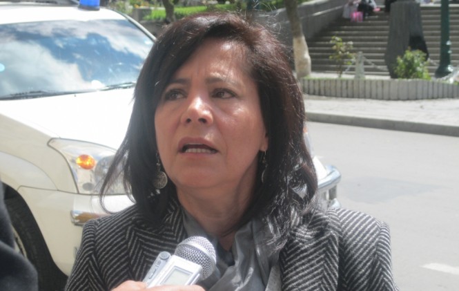 La ministra de Comunicación, Amanda Dávila. Foto: ANF.