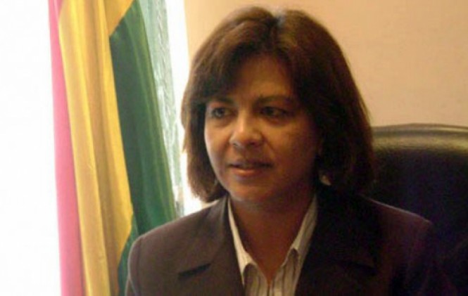 La ex presidenta del Tribunal Departamental de Justifica (TDJ) de La Paz, Virginia Crespo. Foto: La Prensa