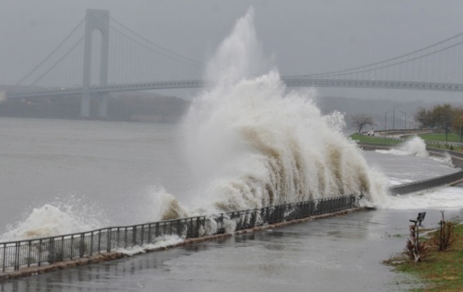 Huracán Sandy golpeó la costa este de los Estados Unidos. Foto NYT