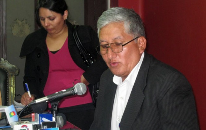 El diputado Evaristo Peñaloza. Foto: ANF.
