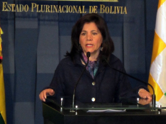 La ministra de Comunicación, Amanda Dávila. Foto: ANF.