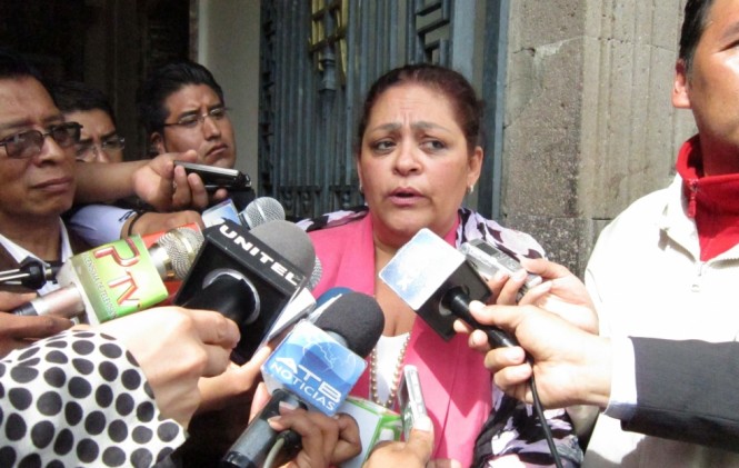 La nueva presidenta de la Cámara de Diputados, Betty Tejada/ Foto ANF.