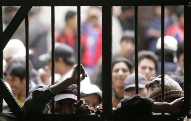 Internos del penal de San Pedro de La Paz. Foto: arch.