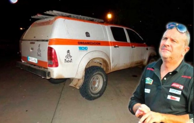 Etienne Lavigne, responsable francés de organizar el Dakar 2014 llegó a Tarija. Foto 4x4