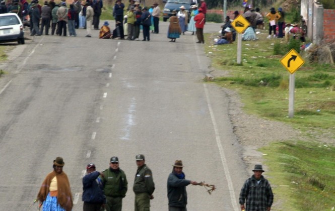 Las movilizaciones y bloqueos en Oruro comenzarán a partir de las 10.00 de este lunes/ Foto archivo