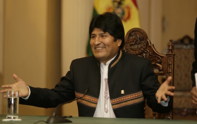 El presidente Evo Morales