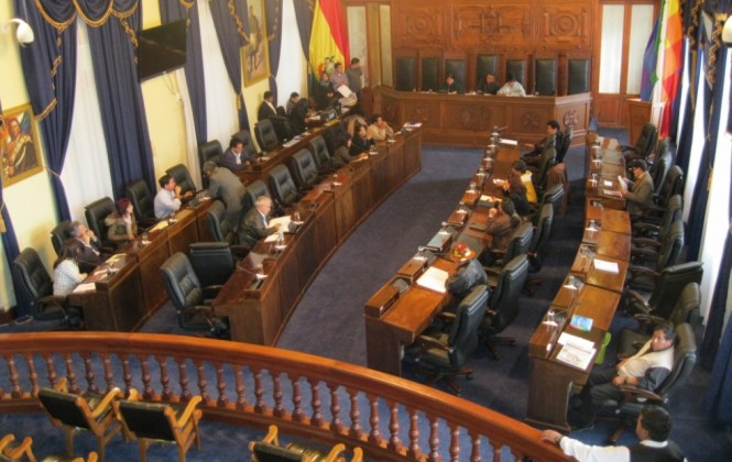 Hemiciclo de la Cámara de Senadores. Foto: Archivo.