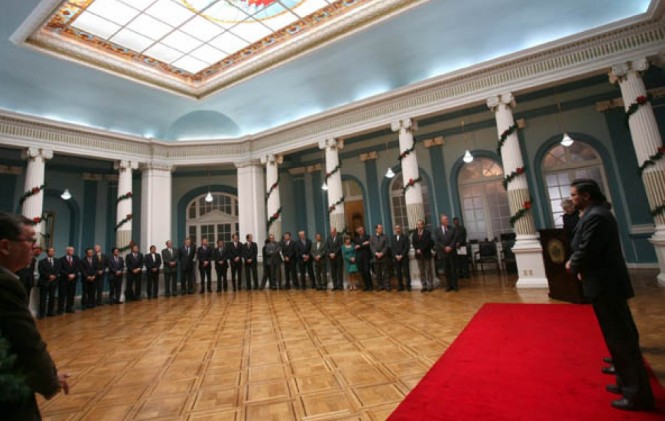 Las nuevas viceministras reemplazan a Pablo Guzmán y Alfredo Rada. Foto: ANF.