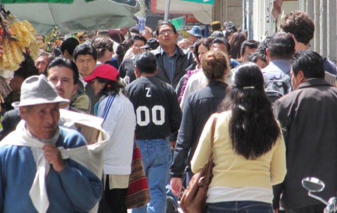 Población boliviana. Foto: ANF