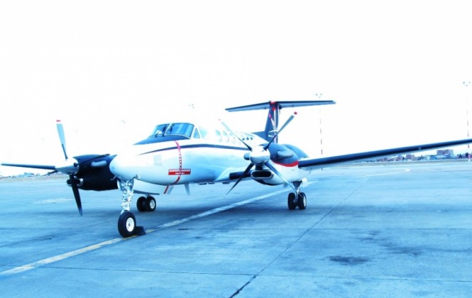 El “Beechcraft King Air 350i versión ER. Foto: Aviaservice