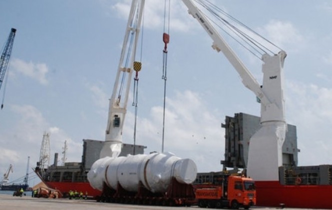 Schwartz – Hautmont exporta 1.571 toneladas de acero a través del Puerto de Tarragona. Foto: Diario del Puerto.