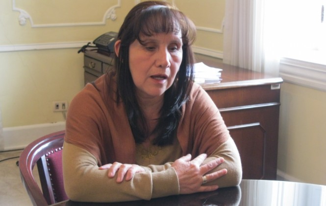 La vocal del TSE, Wilma Velasco/Foto archivo ANF.