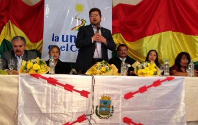 Samuel Doria Medina en Chuquisaca. Foto: @SDoriaMedina