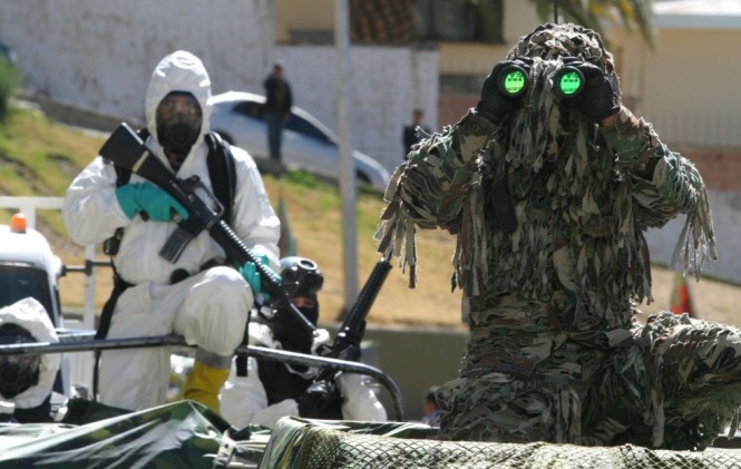Las fuerzas especiales de lucha contra las drogas/Foto archivo ANF.