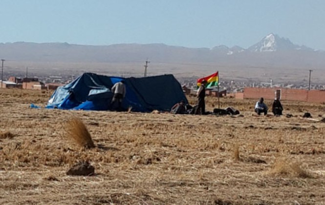 Los avasallamientos no sólo son un problema en Santa Cruz, sino también en el occidente. Foto: ANF.