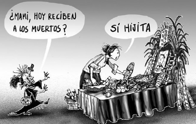 La caricatura del matutino Página Siete