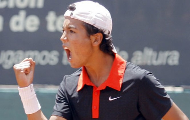 Tenista boliviano Hugo Dellien que participa en los Bolivarianos/ Foto archivo