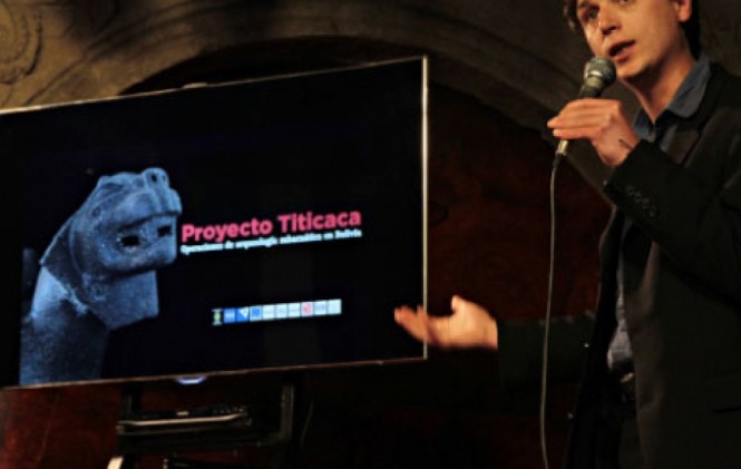 Presentación del proyecto arqueológico Wiñay Marka. Foto: laprensa.com.bo