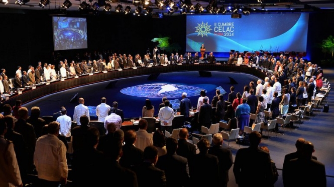 El pleno del cumbre de la CELAC/ Foto Siglo21.com