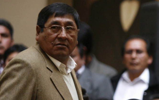 El dirigente de los chofere sde Bolivia, Franklin Durán Foto: ANF