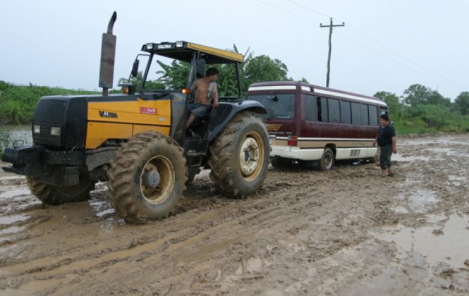 La ABC cuenta con Bs 200 millones para reconstruir las carreteras dañadas por las lluvias. Foto: ANF