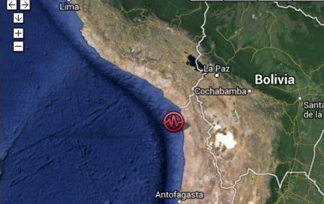 El sismo causó alarma entre la población chilena /Foto Facebook