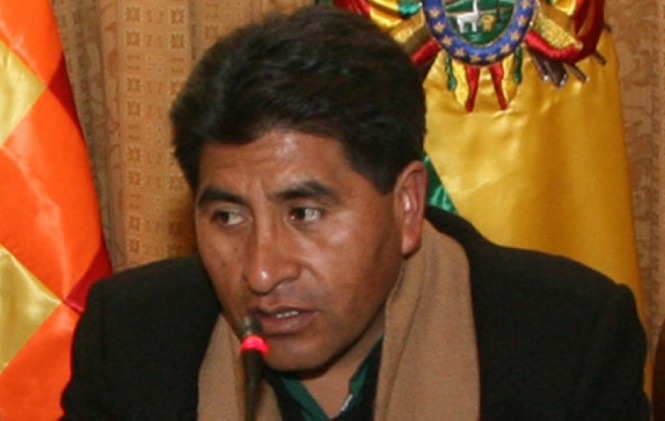 Gobernador de La Paz, César Cocarico Foto: ANF