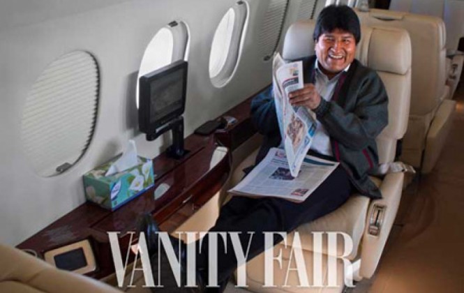 El presidente Evo Morales. Foto: Portal web de Vanity Fair.